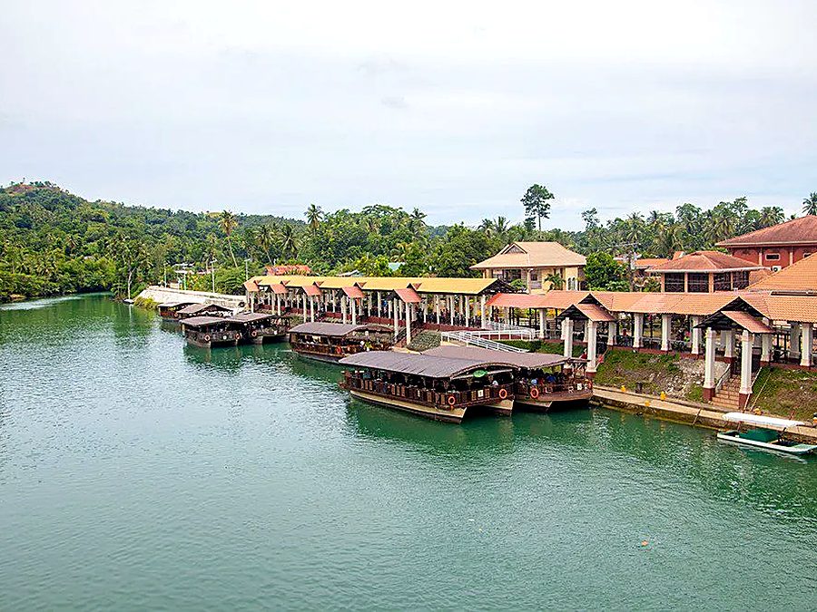 Loboc River floating restaurants